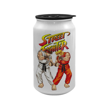 Street fighter, Κούπα ταξιδιού μεταλλική με καπάκι (tin-can) 500ml