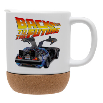 Back to the future, Ceramic coffee mug Cork (MAT), 330ml (1pcs)