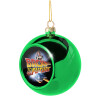 Green Christmas tree ornament ball 8cm