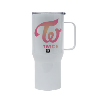 Twice, Tumbler με καπάκι, διπλού τοιχώματος (θερμό) 750L