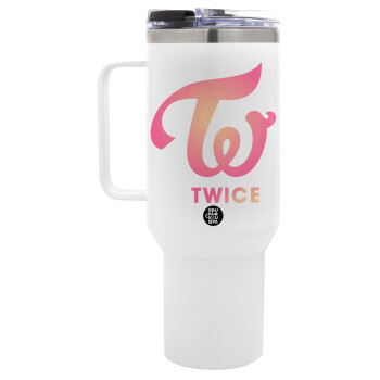 Twice, Mega Stainless steel Tumbler with lid, double wall 1,2L