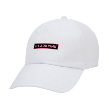 BLACKPINK, Καπέλο Ενηλίκων Baseball Λευκό 5-φύλλο (POLYESTER, ΕΝΗΛΙΚΩΝ, UNISEX, ONE SIZE)