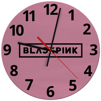 BLACKPINK, Ρολόι τοίχου γυάλινο (30cm)