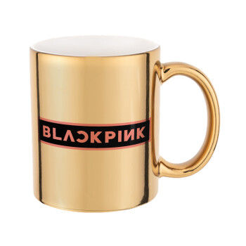 BLACKPINK, Κούπα κεραμική, χρυσή καθρέπτης, 330ml