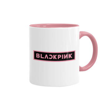 BLACKPINK, Κούπα χρωματιστή ροζ, κεραμική, 330ml