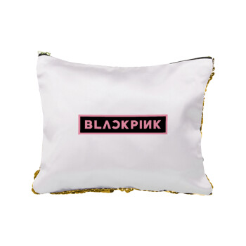 BLACKPINK, Sequin Gold Pouch Cosmetic Bag