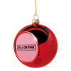 Christmas tree ball Red 8cm