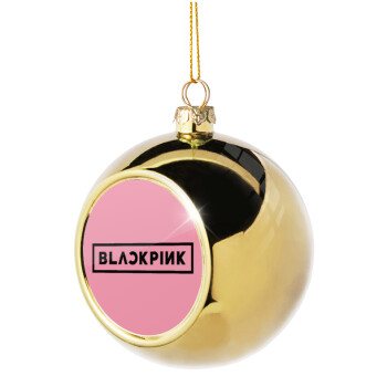 BLACKPINK, Golden Christmas tree ball ornament 8cm