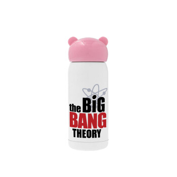 The Big Bang Theory, Pink stainless steel thermal flask, 320ml