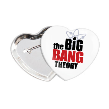 The Big Bang Theory, Κονκάρδα παραμάνα καρδιά (57x52mm)