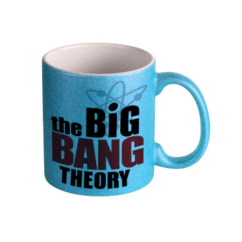 The Big Bang Theory, Κούπα Σιέλ Glitter που γυαλίζει, κεραμική, 330ml