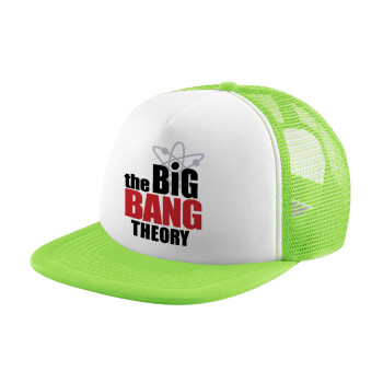 The Big Bang Theory, Καπέλο παιδικό Soft Trucker με Δίχτυ ΠΡΑΣΙΝΟ/ΛΕΥΚΟ (POLYESTER, ΠΑΙΔΙΚΟ, ONE SIZE)
