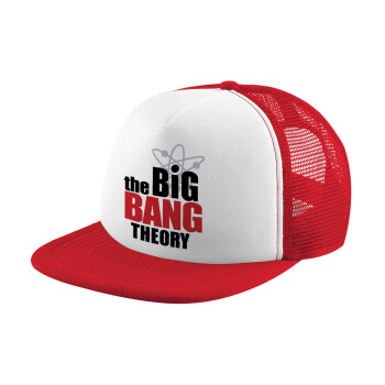 The Big Bang Theory, Καπέλο παιδικό Soft Trucker με Δίχτυ ΚΟΚΚΙΝΟ/ΛΕΥΚΟ (POLYESTER, ΠΑΙΔΙΚΟ, ONE SIZE)