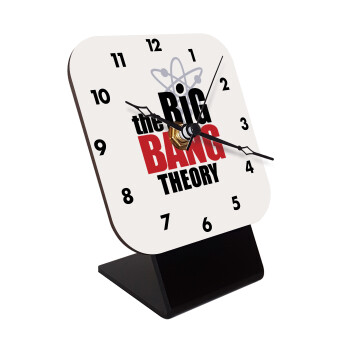 The Big Bang Theory, Επιτραπέζιο ρολόι ξύλινο με δείκτες (10cm)