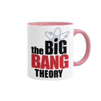 The Big Bang Theory, Κούπα χρωματιστή ροζ, κεραμική, 330ml