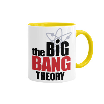 The Big Bang Theory, Κούπα χρωματιστή κίτρινη, κεραμική, 330ml