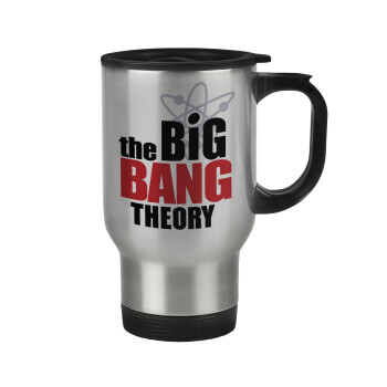 The Big Bang Theory, Stainless steel travel mug with lid, double wall 450ml