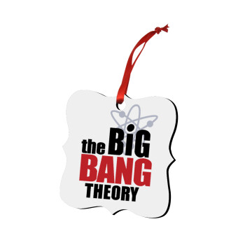 The Big Bang Theory, Christmas ornament polygon wooden 7.5cm