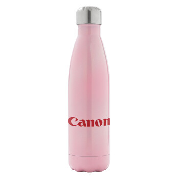 Canon, Metal mug thermos Pink Iridiscent (Stainless steel), double wall, 500ml