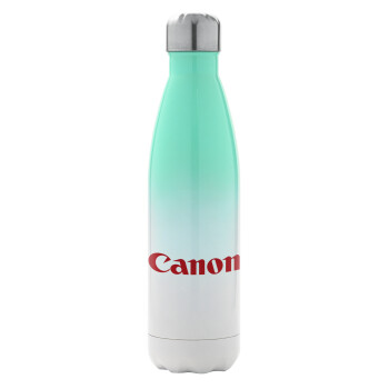 Canon, Metal mug thermos Green/White (Stainless steel), double wall, 500ml