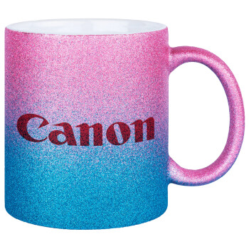 Canon, Κούπα Χρυσή/Μπλε Glitter, κεραμική, 330ml