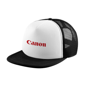 Canon, Καπέλο Ενηλίκων Soft Trucker με Δίχτυ Black/White (POLYESTER, ΕΝΗΛΙΚΩΝ, UNISEX, ONE SIZE)