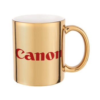Canon, Mug ceramic, gold mirror, 330ml