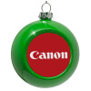 Green Christmas tree ornament bauble 8cm