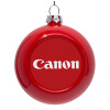 Red Christmas tree ornament bauble 8cm