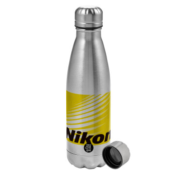 Nikon, Μεταλλικό παγούρι νερού, ανοξείδωτο ατσάλι, 750ml