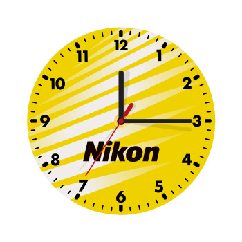 Nikon, Wooden wall clock (20cm)