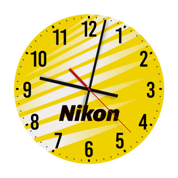 Nikon, Ρολόι τοίχου ξύλινο (30cm)