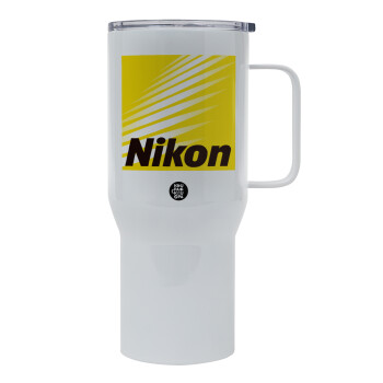 Nikon, Mega Stainless steel Tumbler with lid, double wall 750L