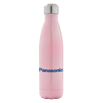 Panasonic, Μεταλλικό παγούρι θερμός Ροζ Ιριδίζον (Stainless steel), διπλού τοιχώματος, 500ml