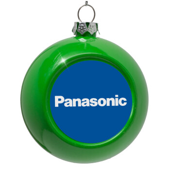 Panasonic, Green Christmas tree ornament bauble 8cm