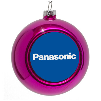 Panasonic, Purple Christmas tree ornament bauble 8cm