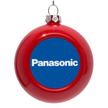 Panasonic, Red Christmas tree ornament bauble 8cm