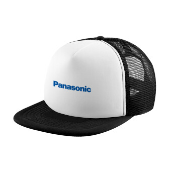 Panasonic, Καπέλο Ενηλίκων Soft Trucker με Δίχτυ Black/White (POLYESTER, ΕΝΗΛΙΚΩΝ, UNISEX, ONE SIZE)