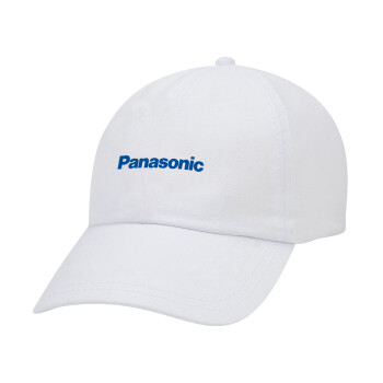 Panasonic, Καπέλο Ενηλίκων Baseball Λευκό 5-φύλλο (POLYESTER, ΕΝΗΛΙΚΩΝ, UNISEX, ONE SIZE)