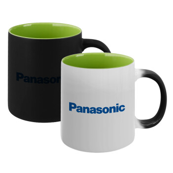 Panasonic, Κούπα Μαγική εσωτερικό πράσινο, κεραμική 330ml που αλλάζει χρώμα με το ζεστό ρόφημα (1 τεμάχιο)