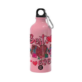 Best mom ever Mother's Day pink, Water bottle 600ml