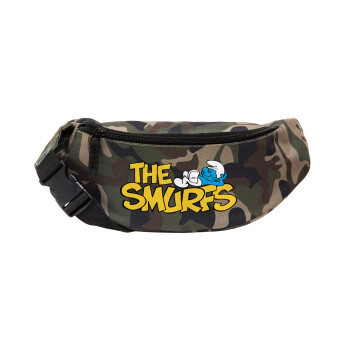 The smurfs, Unisex waist bag (banana) in Jungle camouflage color with 2 pockets