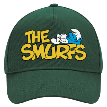 The smurfs, Adult Ultimate Hat GREEN, (100% COTTON DRILL, ADULT, UNISEX, ONE SIZE)