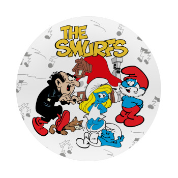 The smurfs, Mousepad Round 20cm