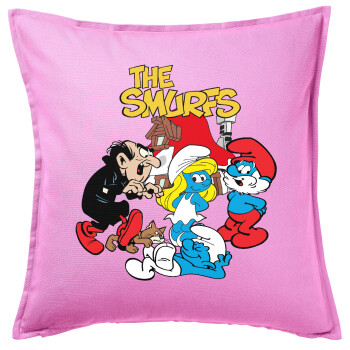 The smurfs, Sofa cushion Pink 50x50cm includes filling