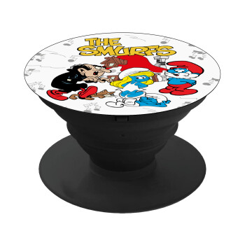 The smurfs, Phone Holders Stand  Black Hand-held Mobile Phone Holder