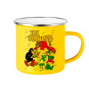 Yellow Enamel Metallic Cup 360ml