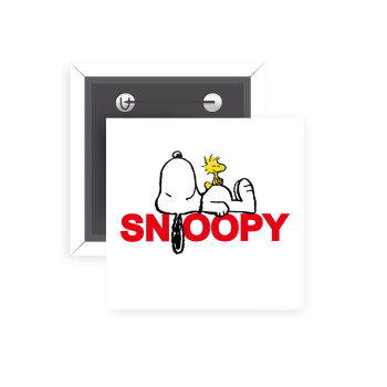 Snoopy sleep, Κονκάρδα παραμάνα τετράγωνη 5x5cm