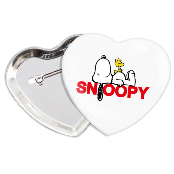Snoopy sleep, Κονκάρδα παραμάνα καρδιά (57x52mm)