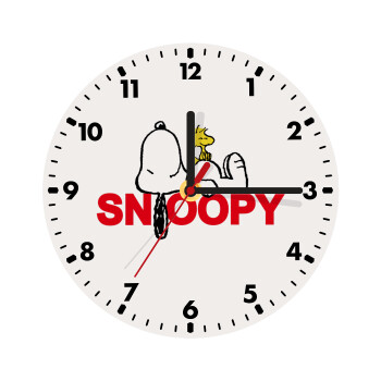 Snoopy sleep, Ρολόι τοίχου ξύλινο (20cm)